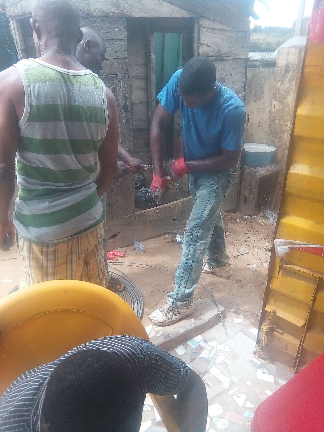 Malvin Electrical & Solar electricians working on a home installation